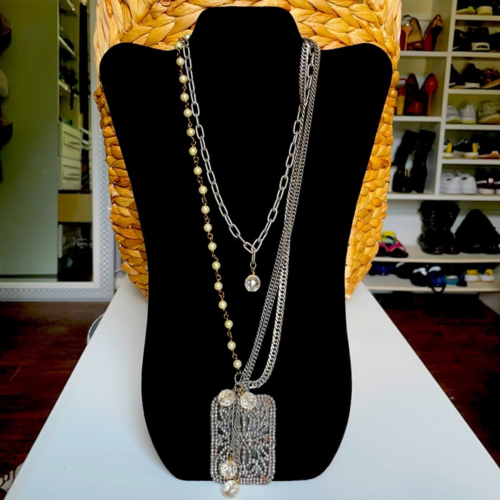 Custom made, one of a kind, multilayer necklace